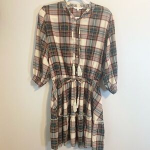 Simply Southern Multicolor Plaid Shirt Size S